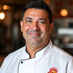 Portrait of Pepe Rojas, founder of Little Pepe's, smiling confidently